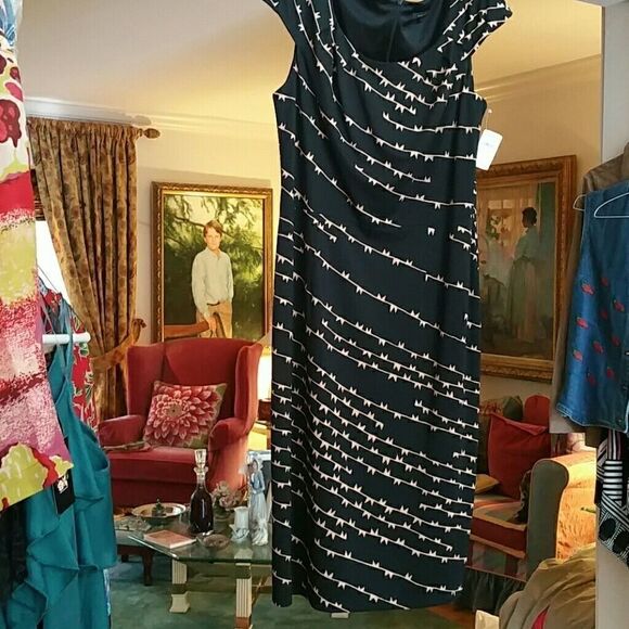 HOST PICK 11/10🎉🎉🎉🏆🏆🏆🤑🤑🤑DAVID MEISTER ELEGANT SILK LINED DRESS - Picture 1 of 8